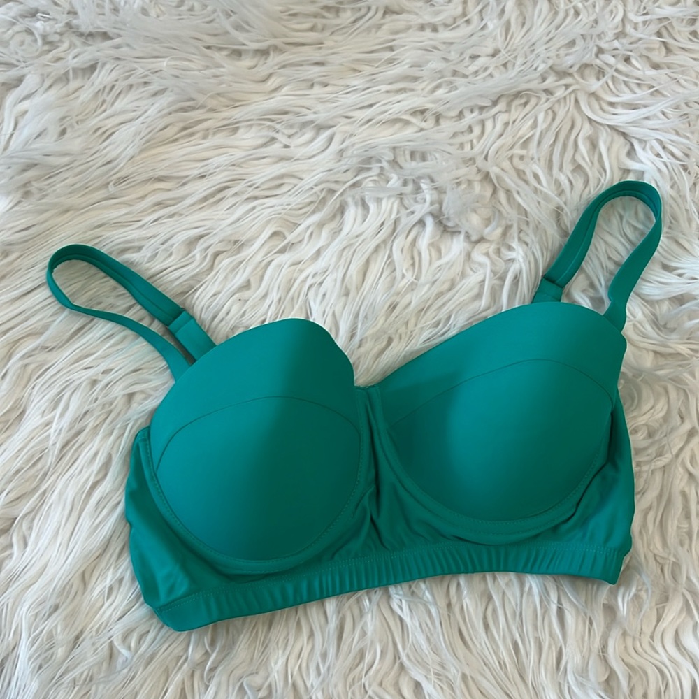 NWOT Teal Bathing Suit Top